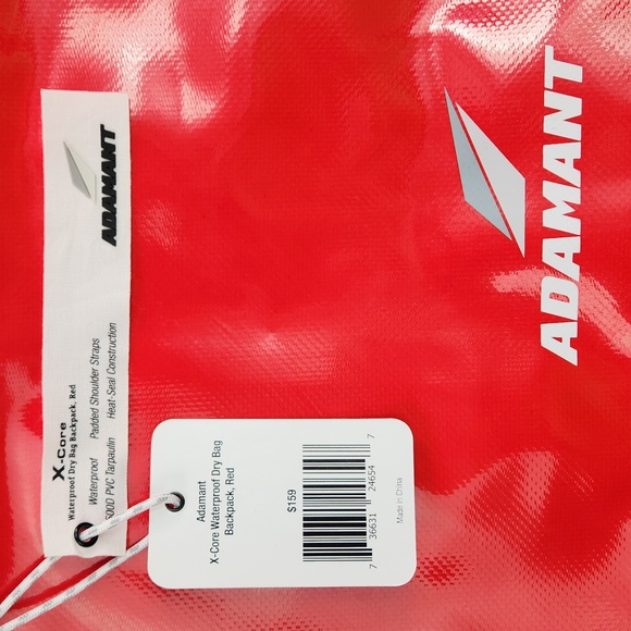 NWT ADAMANT X-Core Waterproof Dry bag Backpack 500D PVC Tarpaulin - Picture 14 of 15